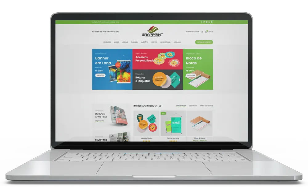 Portfólio 7 Net Publicidade Criação de Sites em Goiânia