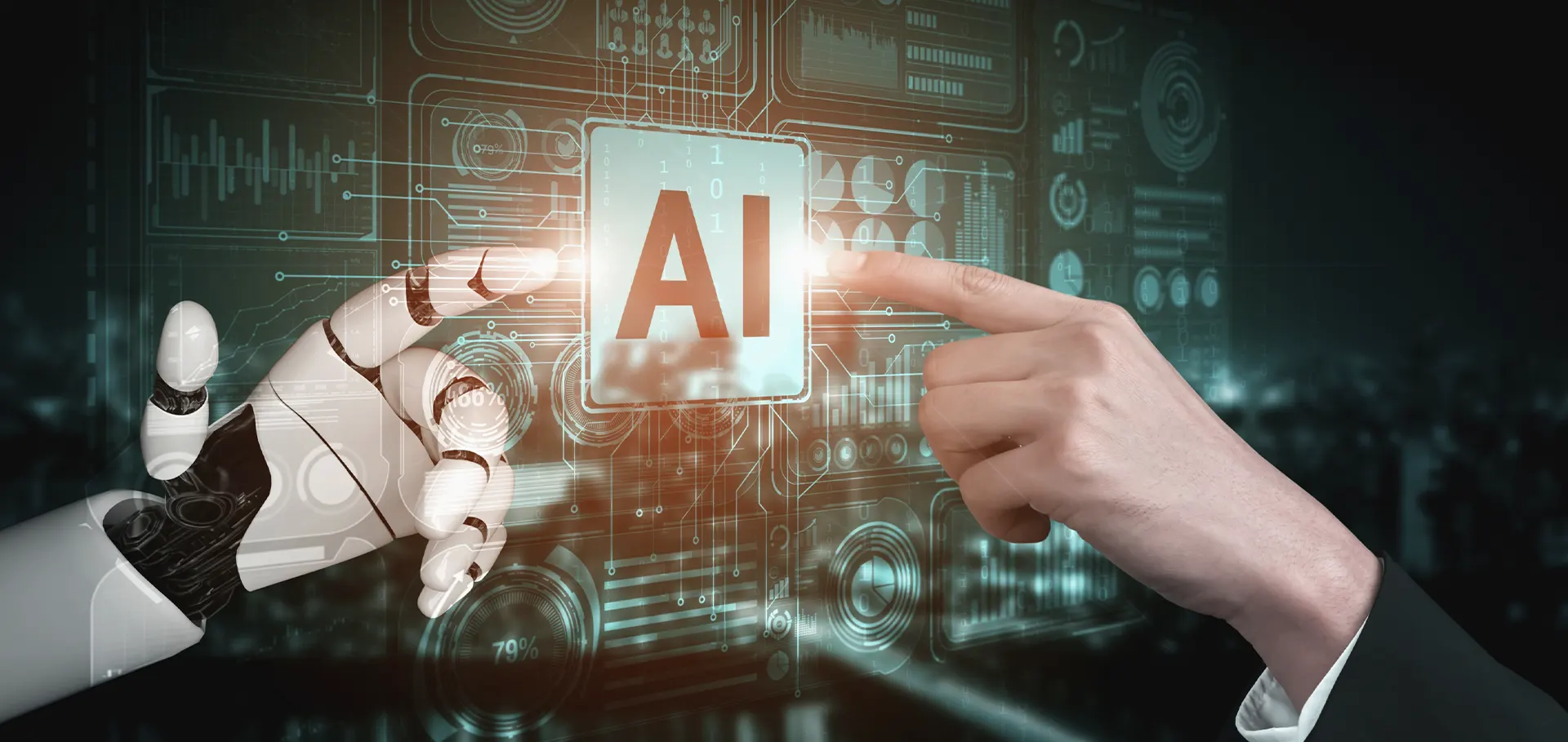 Inteligência Artificial em 2025, destacando inovações tecnológicas em áreas como saúde, educação e transporte, com ênfase em soluções éticas e sustentáveis para um futuro mais inclusivo.