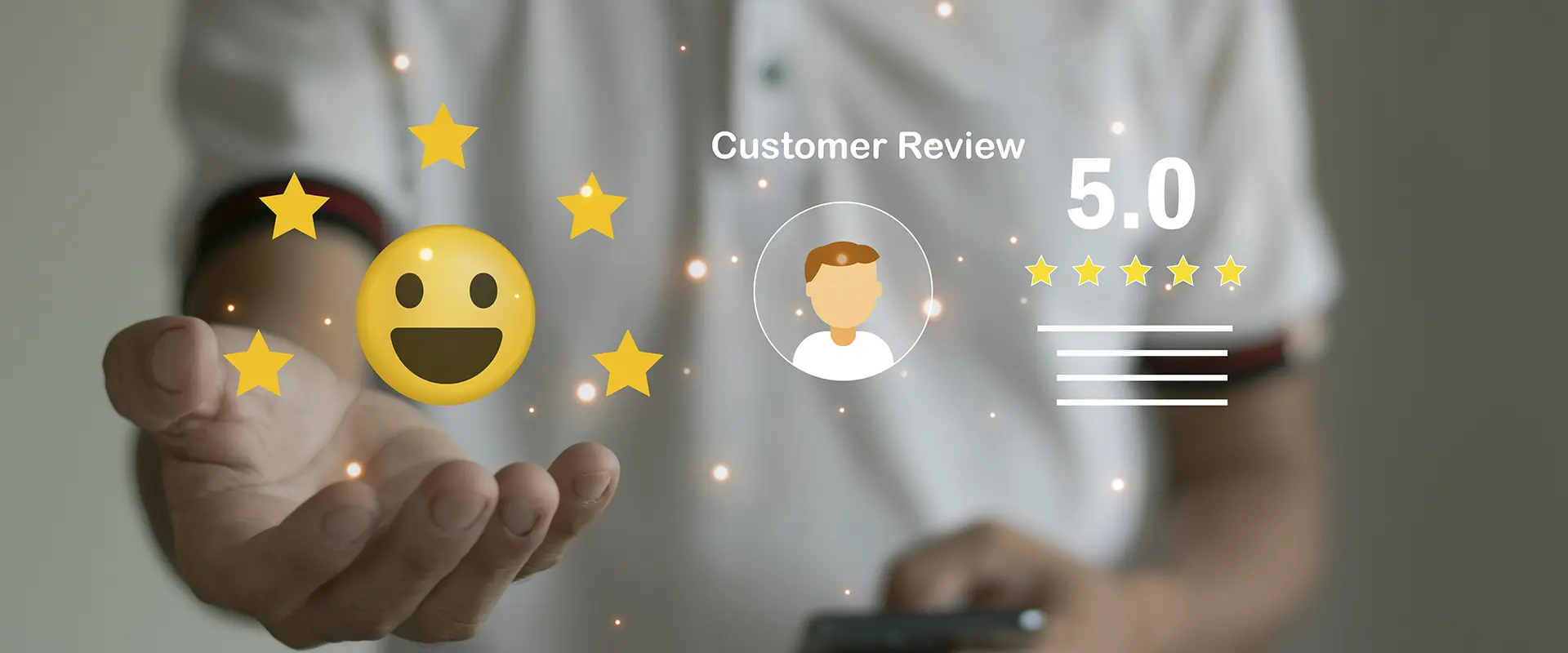 Depoimentos de clientes sobre nossos serviços de marketing.