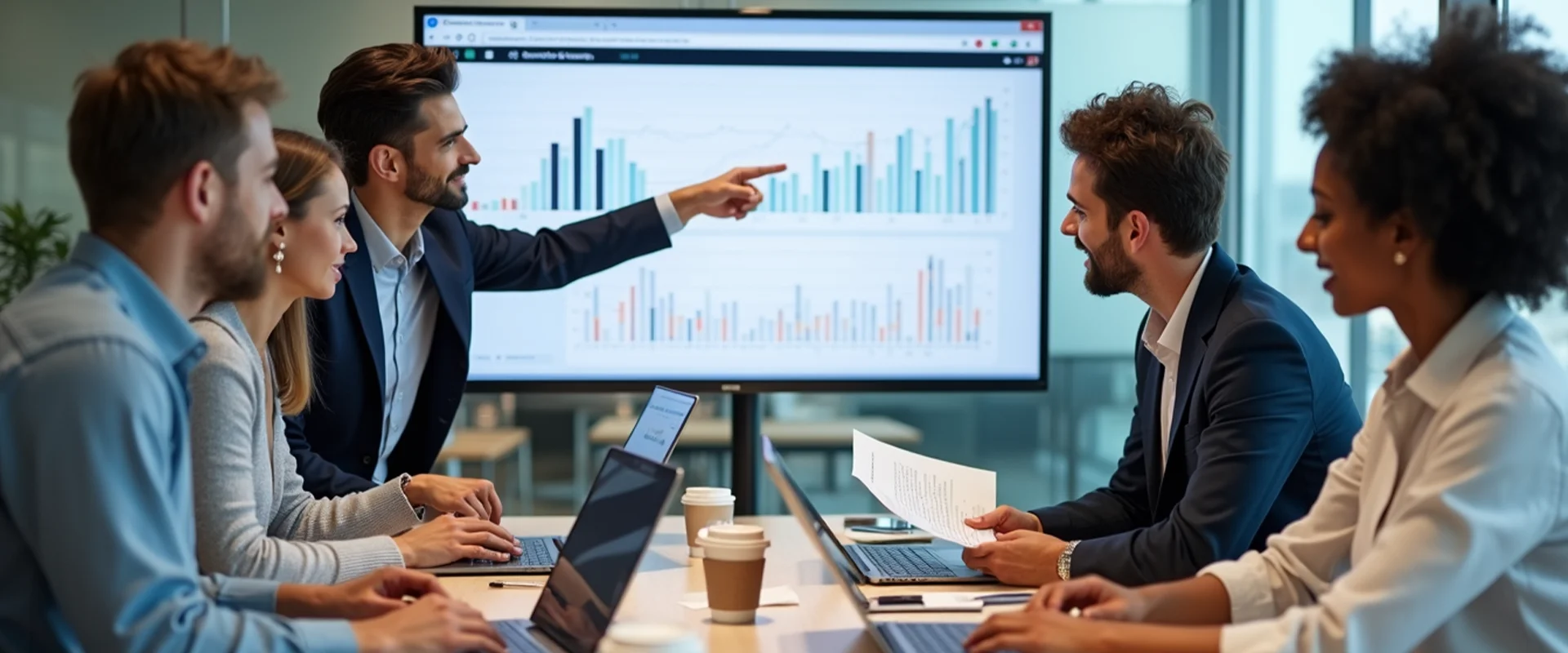 Equipe Net Publicidade desenvolvendo criação de site responsivo para pequenas empresas locais